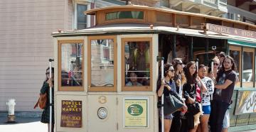 Sanfrancisko trošu vagoniņa darbības princips